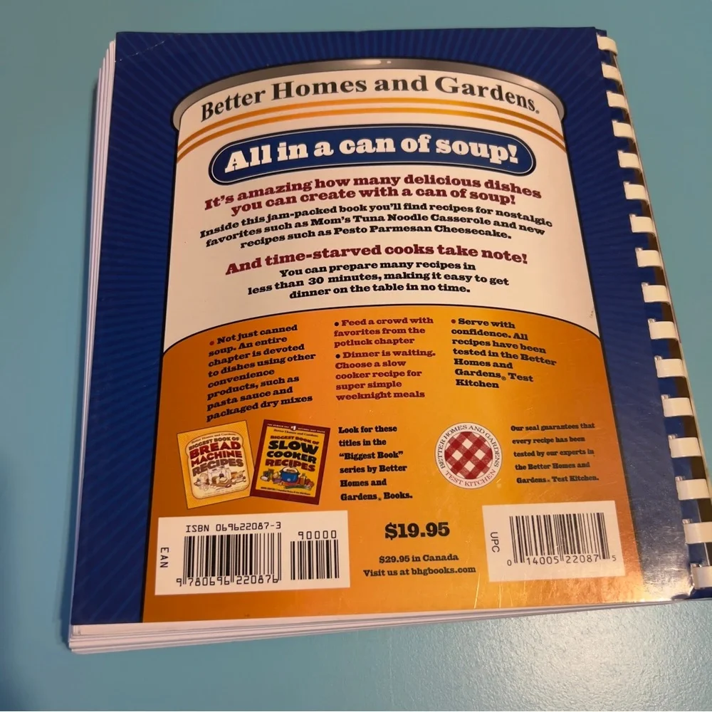 Better Homes And Gardens Biggest Book Of Easy Canned Soup Recipes